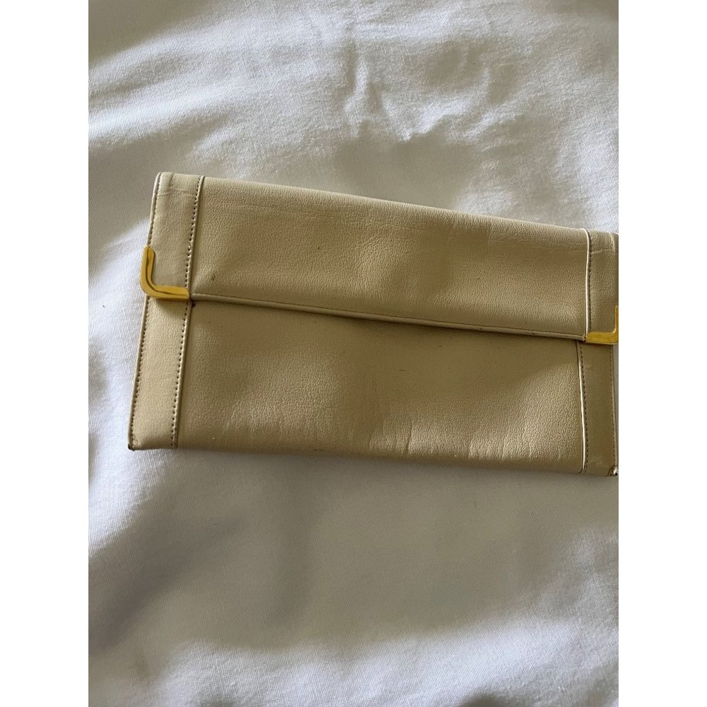 Koret Women's Beige Small Leather Clutch